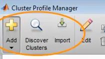 了解注意事项使用cluster, creating cluster profiles, and running code on a cluster with MATLAB Parallel Server.