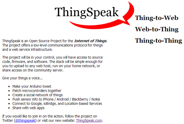 第一个ThingSpeak网站
