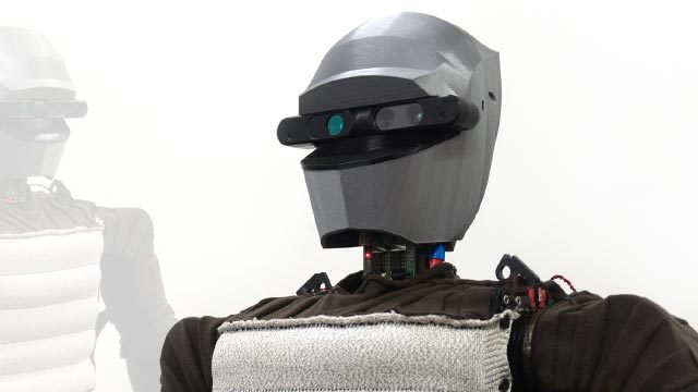 带嵌入式电路的织物使机器人触觉感应