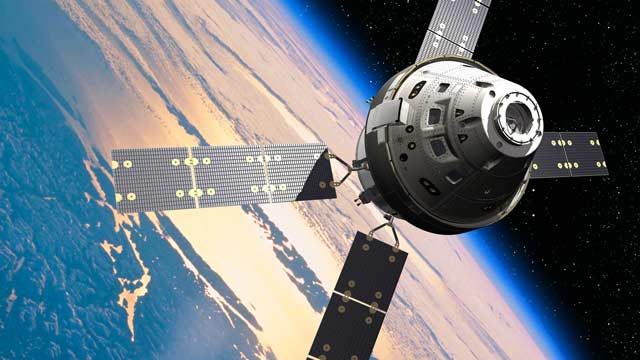 美国宇航局的猎户座宇宙飞船。