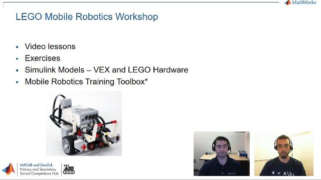 Learn how to program LEGO robots using Simulink to complete tasks such as dead reckoning, line following, obstacle avoidance, and path navigation.