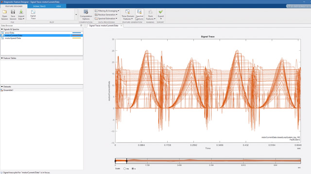 Learn how MATLAB can help you manage your data and extract useful condition indicators of your system.