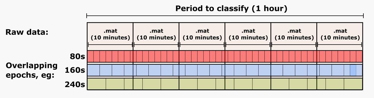 Abbildung 2: In sequenzielle Perioden unterteilte eg - daten aus MAT-Dateien。