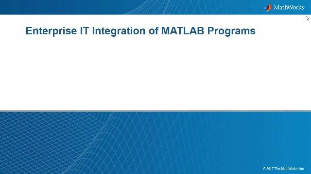 MIT DEM MATLAB生产服务器KönnenSIEIEBereitstellung Ihrer Matlab-AnwendungenZuverlässigskalieren und Mehrere Versionen der Matlab-Program und -Runtimes Zentral Verwalten。