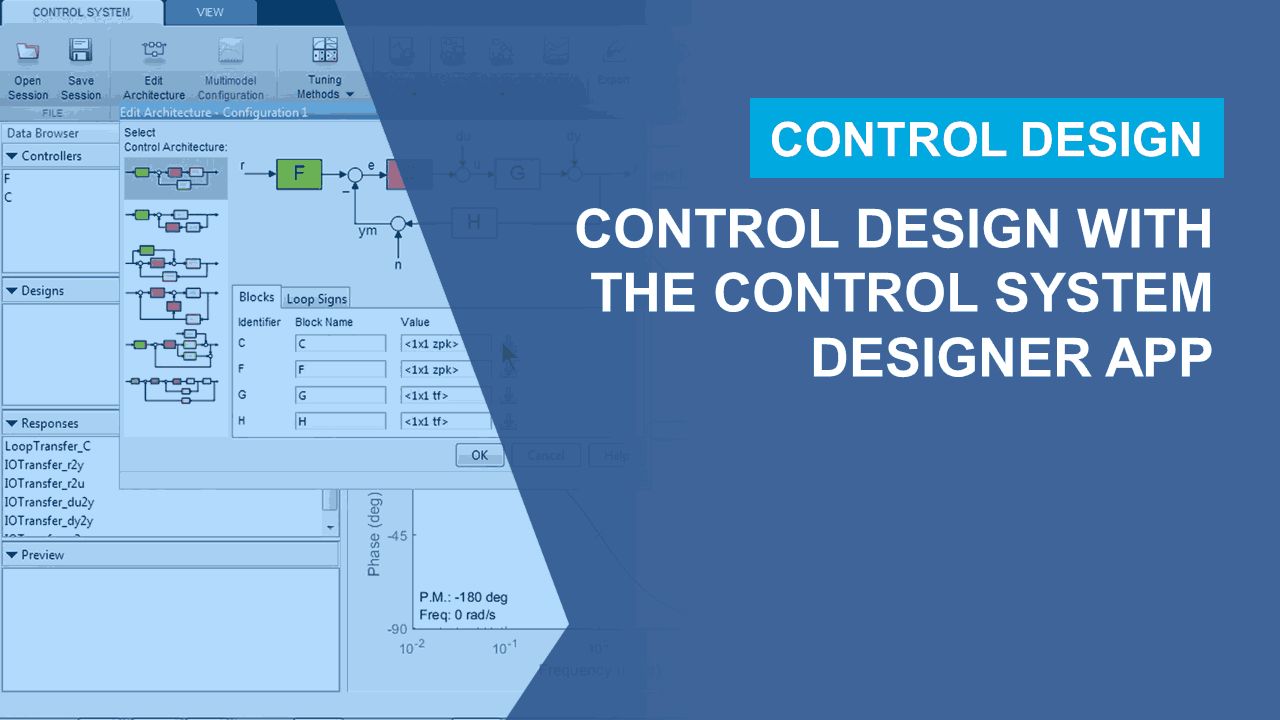设计控制系统与控制系统设计应用程序。