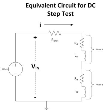 图5.直流步骤测试等效电路。
