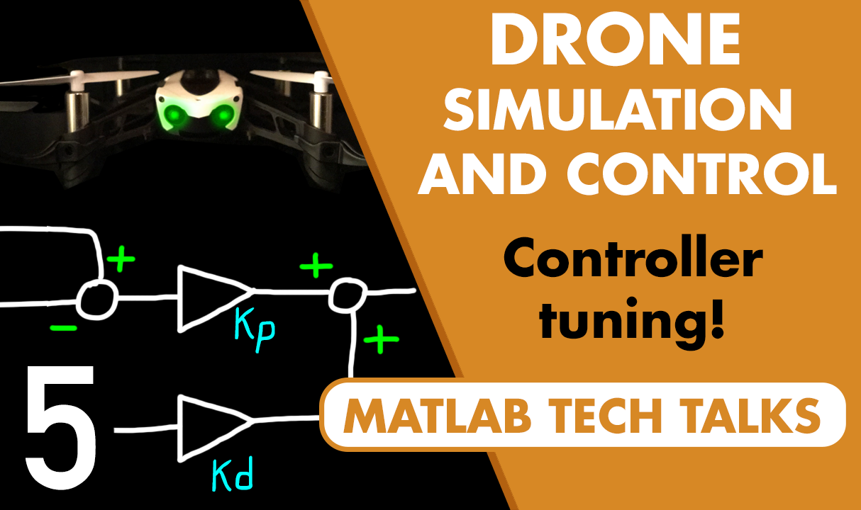 这个视频把鹦鹉Minidrone的非线性模型,构建一个linearizable模型可用于调优6 PID控制器的控制架构。