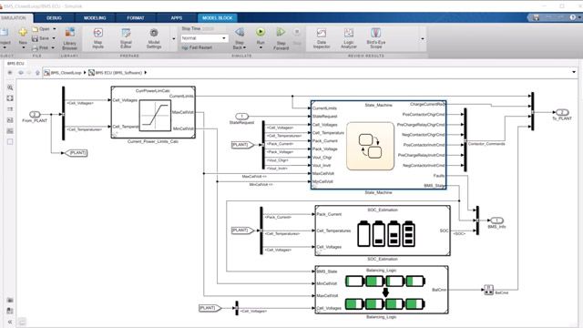 了解如何使用Stateflow开发电池管理系统的监控。