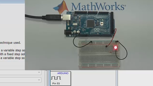 赛特vidéo蒙特评论构造un modèle Simulink et l 'exécuter s万博1manbetxur une carte Arduino。