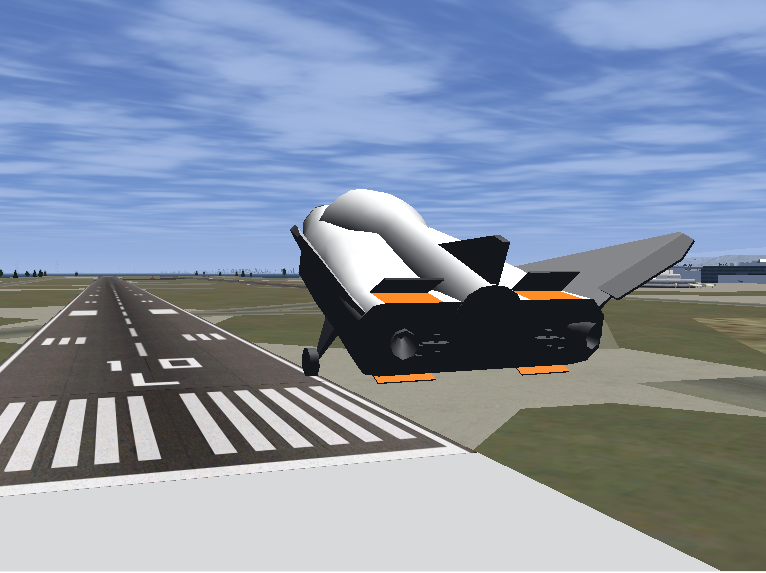 HL-20项目与可选的飞行齿轮接口