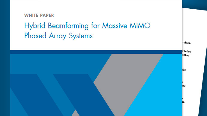 Hybrid Beamforming for Massive MIMO Phased Array Systems