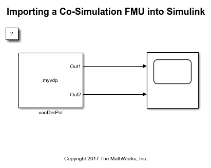 Importing a Co-Simulation FMU into Simulink