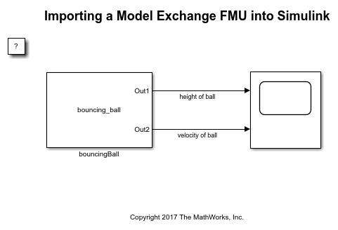 Importing a Model Exchange FMU into Simulink