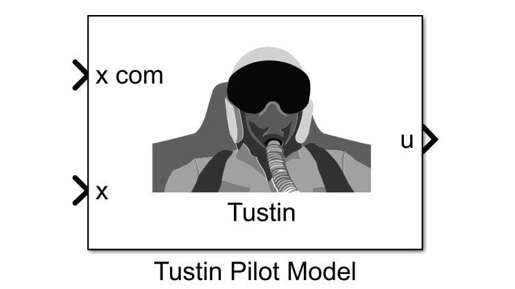 Tustin Pilot模型块显示两个输入和一个输出。
