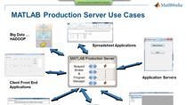Learn how you can incorporate MATLAB components directly into production environments, saving you the costs and risks of recoding.  An overview of MATLAB Production Server will be presented.