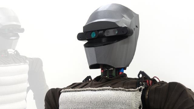 带有嵌入式电路的织物使机器人具有触觉感应
