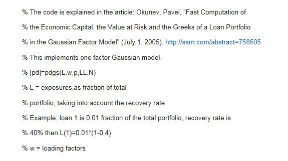 高斯因子模型下CDO贷款组合损失的累积分布函数