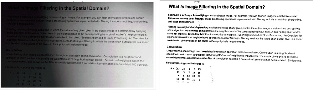 使用阈值转换成二值图像，提高图像中文本的可读性。