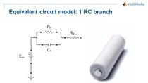 In this webinar, we create an equivalent circuit battery model in Simscape which can be used to model lithium battery cells.  The presentation will show the step-by-step procedure to create an equivalent circuit model, including creating custom compo