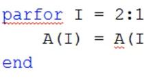 将</code>-loops的<code>parfor</code>-loops转换为<code>parfor</code>-loops，并使用并行计算工具箱学习控制<code>parfor</code>-loops加速的因素。