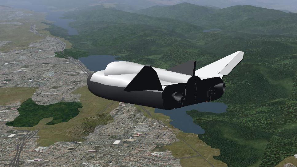 飞行装备인터페이스를 사용하여 模拟에서 모델万博1manbetx링된 항공기의 시각화.