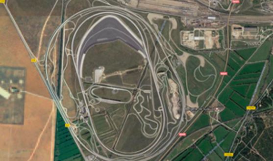 Figure 2. The BMW proving grounds in Miramas, France.