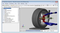 导入使用SimMechanics链接一个CAD装配到SimMechanics。添加轮胎模型和转向系统，并自动脚趾和使用MATLAB弯度的测试。