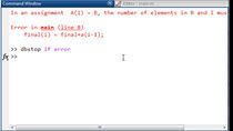 The very common MATLAB error: “In an assignment A(I) = B, the number of elements in B and I must be the same.” occurs when one side of an assignment has a different dimension than the other.