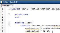 使用MATLAB语言的新型Xunit风格的测试框架来编写和运行单元测试，并分析测试结果。