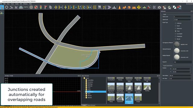 了解Roadrunner中的不同功能，包括道路和3D场景建模，标志创建和导出到外部模拟器，用于自动驾驶仿真。