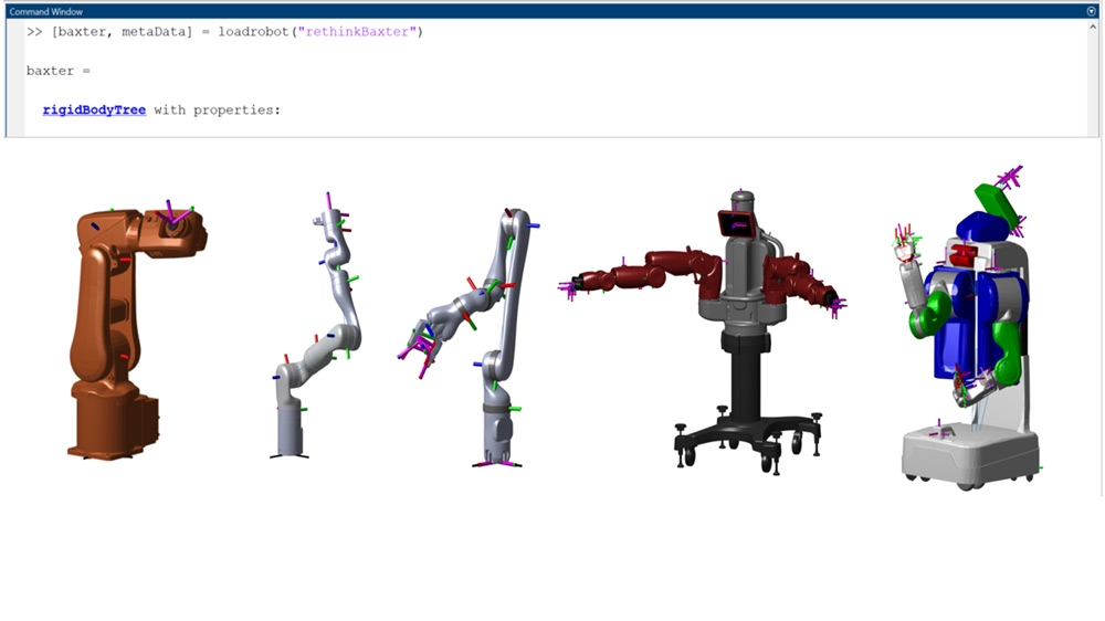 从一个商用机器人库中加载一个刚体树模型。