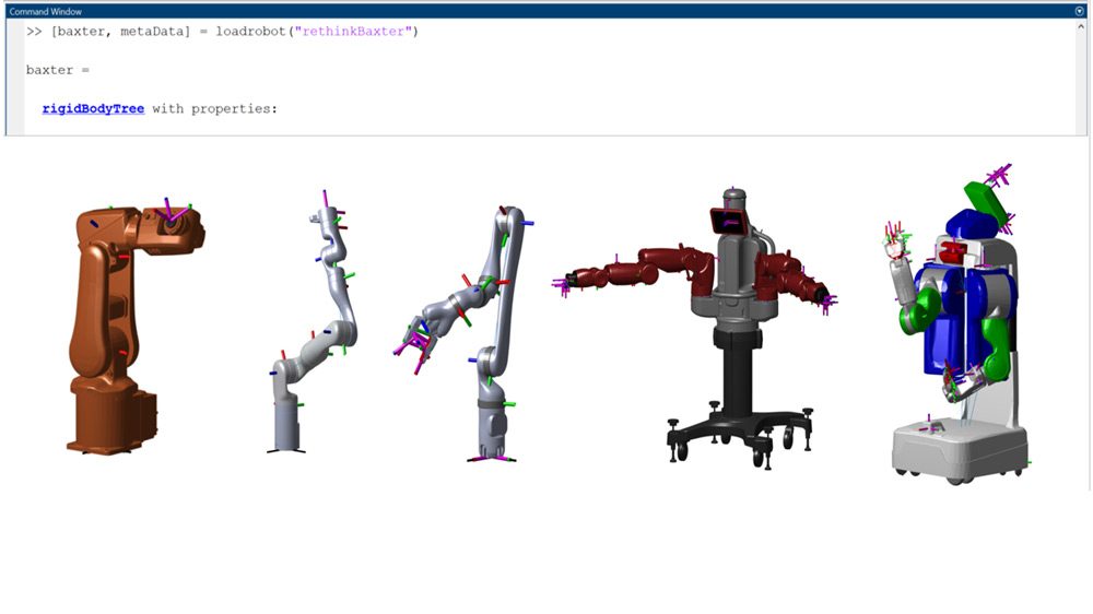 从商用机器人库中加载刚体树模型。