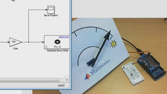 拍摄Matlab中开发的算法，并使用Simulink将其编程到Arduino板上。万博1manbetx可以将这种方法应用于各种Arduino项目。