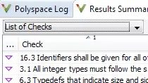 了解如何在嵌入式软件开发工作流的第一步中使用Polyss manbetx 845pace产品。在编码过程的早期，您可以在IDE环境（如Eclipse）中使用Polyspace Bug Finder强制执行编码规则，如MISRA。