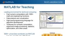 In this webinar learn how symbolic computation can be used to teach concepts and solve problems in Math and Physics courses. Topics include: Using symbolic computation for common tasks such as solving, simplifying, and plotting equations, and perform