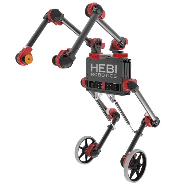 使用HEBI机器人平台制造的自平衡两轮机器人Igor。图片来源:HEBI Robotics。