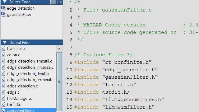 使用MATLAB开发新的算法来生成集成和利用现有代码库的C/ c++代码。