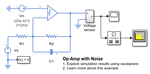 具有噪音的OP-AMP