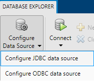 配置数据源选择的选择配置JDBC数据源