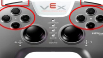 使用您的VEX控制器上的数字按钮来控制伺服电机的角度。