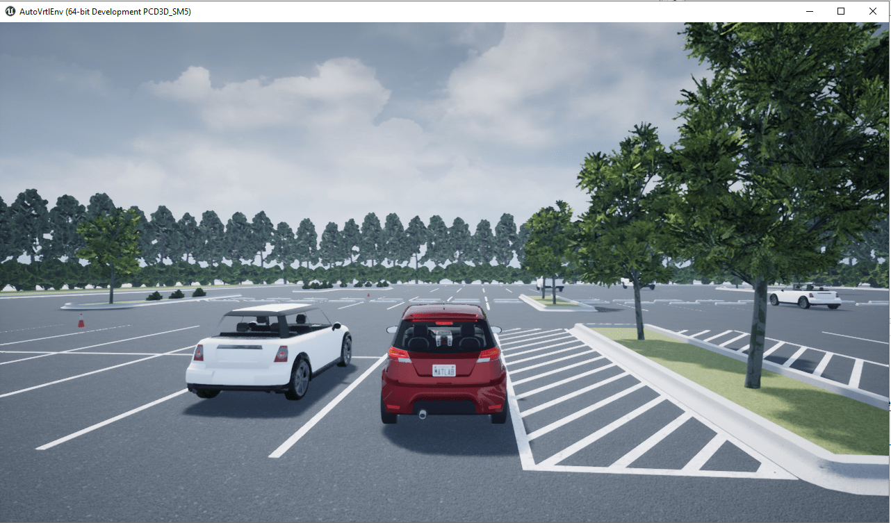 使用虚幻引擎模拟可视化自动代客停车